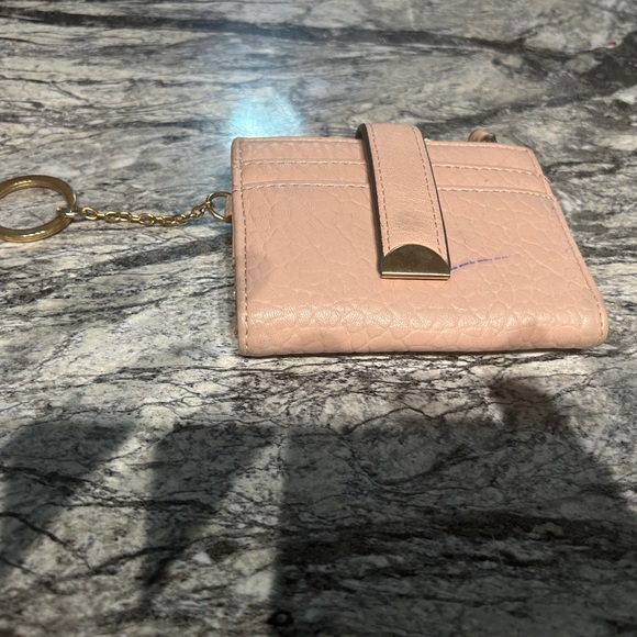 Jessica Simpson Pink and Gold Key Card Holder - Picture 3 of 10